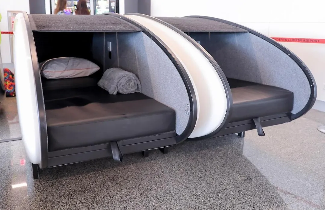 Sleeping Pods Gosleep - Inside Of Warsaw Chopin Airport, Non Schengen Restricted Zone After Passport Control, Near Gate 2N-1