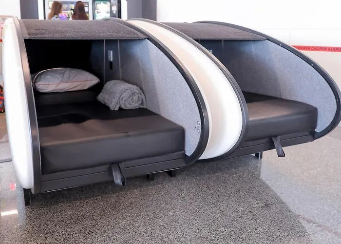 Hotel Sleeping Pods Gosleep - Inside Of Warsaw Chopin Airport, Non Schengen Restricted Zone After Passport Control, Near Gate 2N